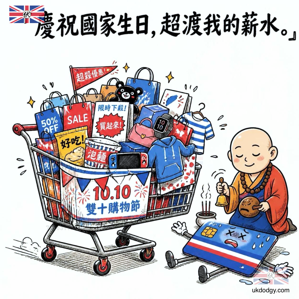 雙十購物梗圖：超渡我的薪水