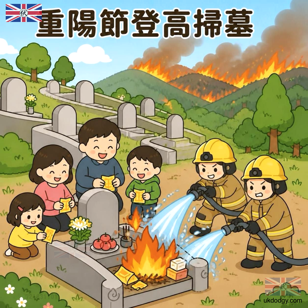 重陽節登高掃墓圖片